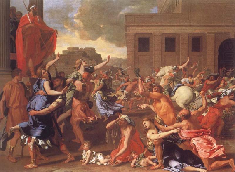The Abduction of the Sabine Women, Nicolas Poussin